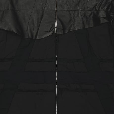 Rustic Edged DAS Parka(VEGETABLE DYED NYLON) BLACK