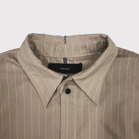 Bootleg Stripe Shirts With Patched(MIN) SAND