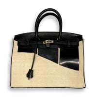 TIMELESS MOINS BAG COMBINATION(VINTAGE GERMAN CANVAS)BLACK