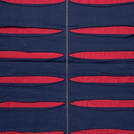 Slit Border Boat Neck(DOUBLE STRUCTURED) NAVY