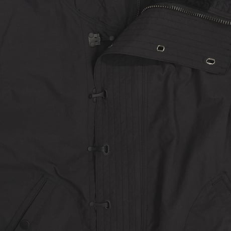 Flight Bomber With Hook DEADSTOCK(VEGETABLE DYED NYLON) BLACK