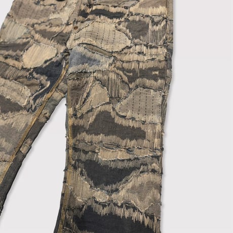 100 YEARS WORK FLARE JEANS INSIDE-OUT (517a)