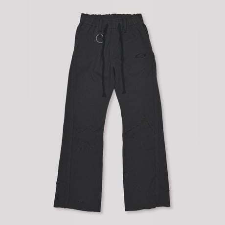 Destroy Twist Easy Pants(HIGH GAUGE RIB KNIT)CHARCOAL