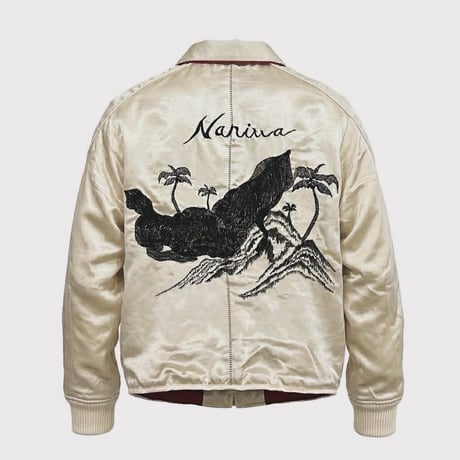x A PUZZLING HOME Souvenir Love Jacket(TWO FACE) OFF