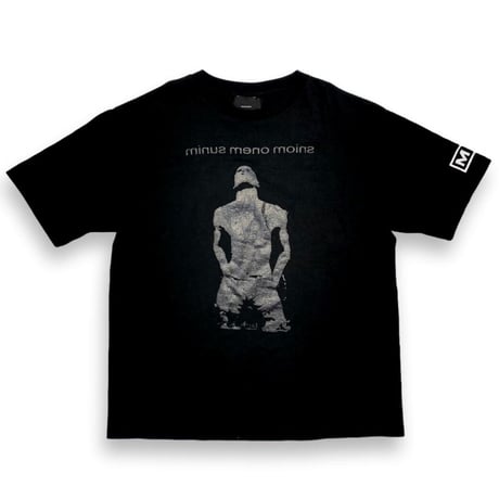 BOOTLEG TEE(A MAN'S SHADOW)BLACK