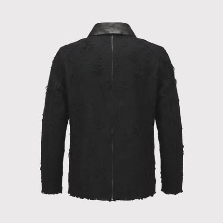 Rustic Collar Chore Jacket Boro Crust(NOIR)