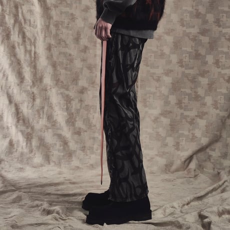 Tribal Camouflage Slash Seam Twist Lot.20746 20Yeas BK(AGED TWILL)