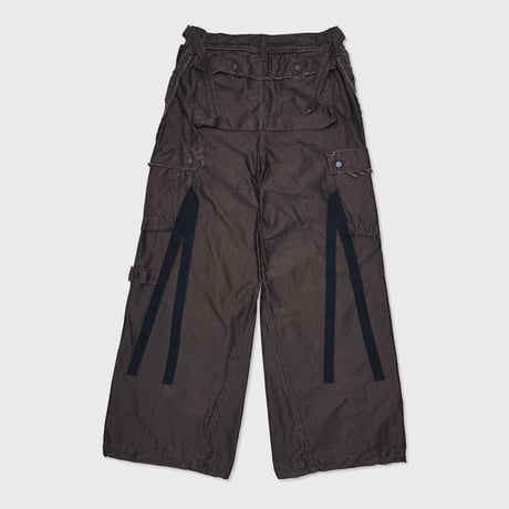 Slash Seam Twist Cargo Pants(PIGMENT DYED MOLESKIN) MOCHA