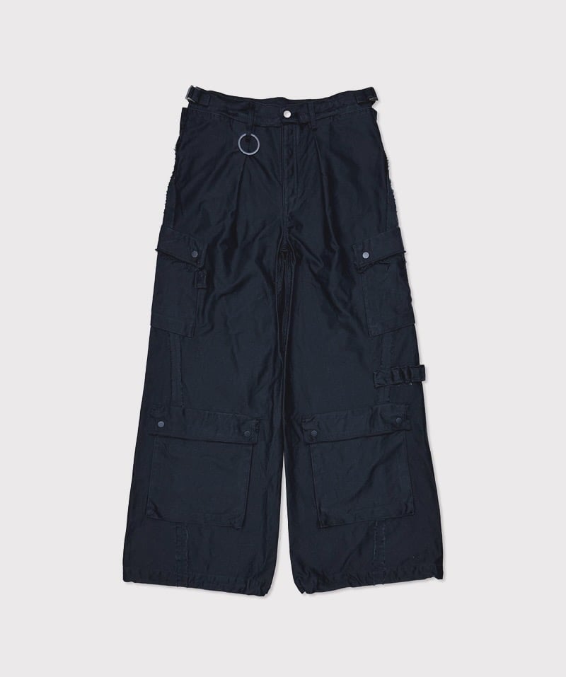 Slash Seam Twist Cargo Pants(PIGMENT DYED MOLES