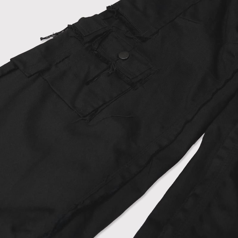 Slash Seam HBT Cargo BK(CLASSIC TWILL) | MINUS