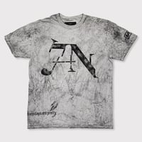 BOOTLEG TEE(CHAOS001)SPLASH DYED SHADOW