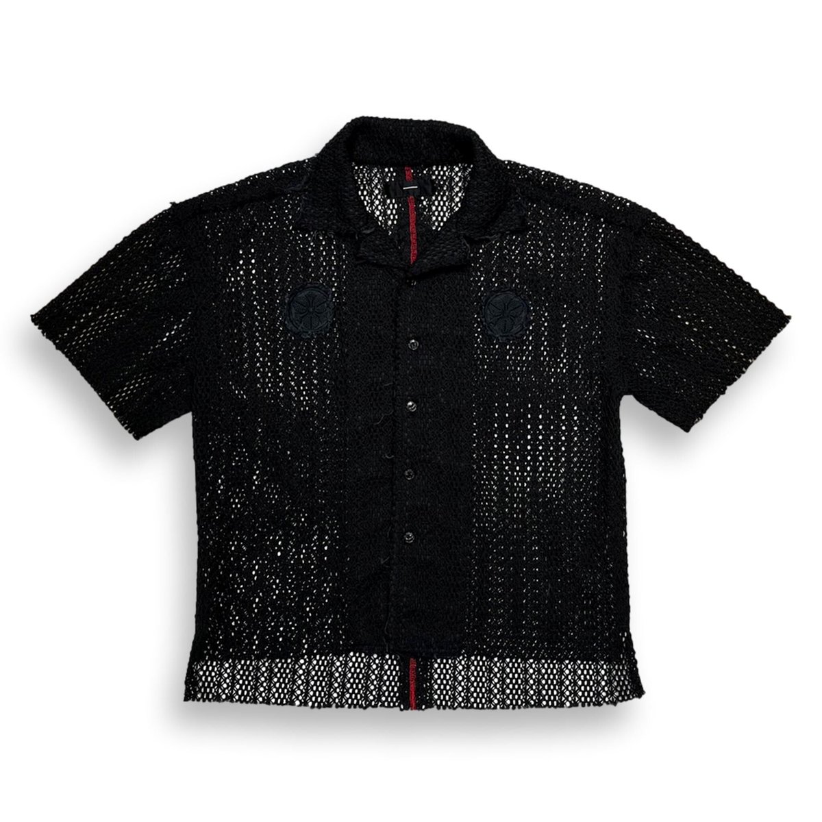 23ss minus (-) タイムレス カモン アロハ シャツ ブラック 系 minus （-）TIMELESS KAMON ALOHA SHIRT