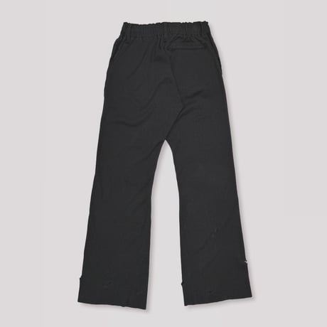 Destroy Twist Easy Pants(HIGH GAUGE RIB KNIT)CHARCOAL