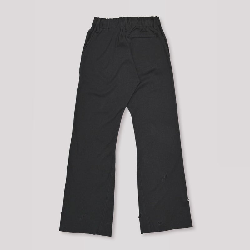 Destroy Twist Easy Pants(HIGH GAUGE RIB KNIT)CH