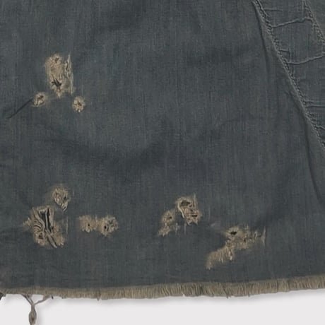 PW Slash Seam HBT Work Shirt With Damaged (FROM COAL MINE)DUST SAX