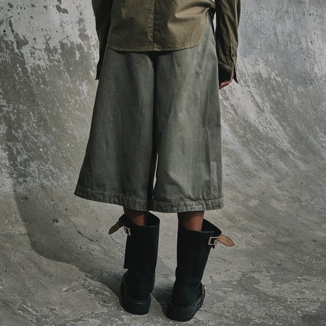 Wrapped Work Short(AGED TWILL) OLIVE