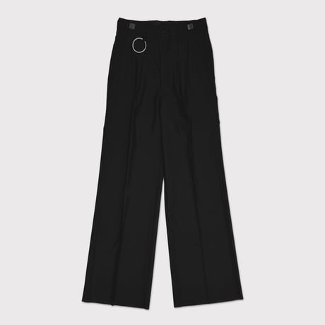 Adjust Wide Trousers(NOIR) BLACK