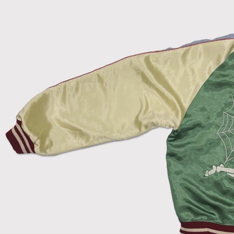 x A PUZZLING HOME Souvenir Love Jacket(TWO FACE) OFF
