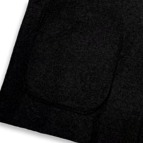 TIMELESS  CUT OFF 1B CARDIGAN BLACK ROSE(COMPRESSION KNIT)