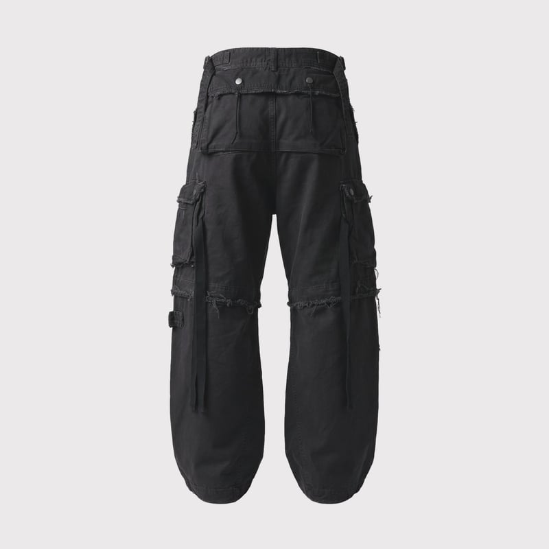 Slash Seam Twist Cargo Pants(AGED TWILL) AGED B