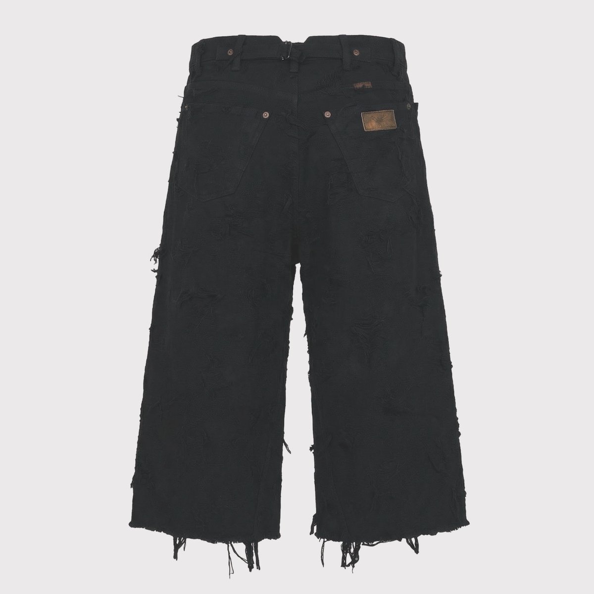 Cut Off Heavy Short Boro Crust (NOIR) | MINUS O