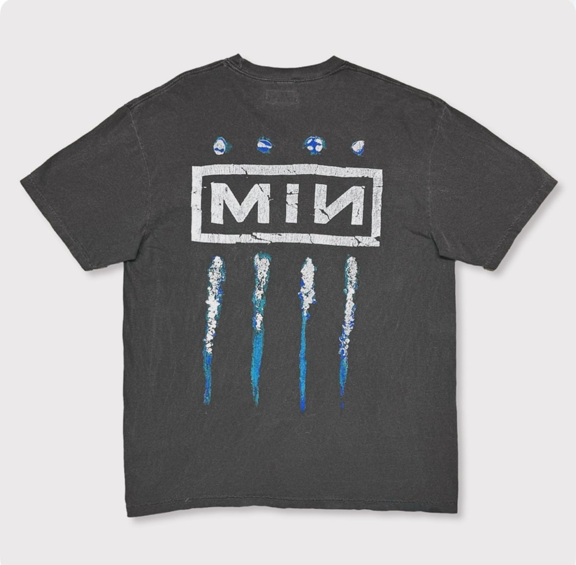 トップス minus bootleg tee size2 BOOTLEG TEE(SHINE)10YEARS BLACK | MINUS OFFICIA