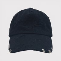 Reinforced Baseball Cap(100YEARS DENIM) BLACK