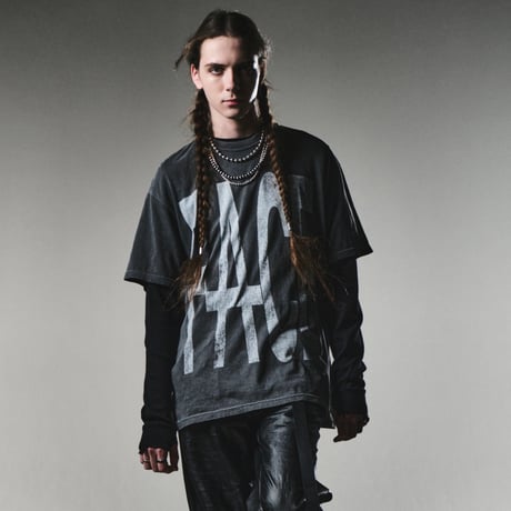 Combat Long Thermal With Damaged(CLASSIC WAFFLE KNIT) BLACK