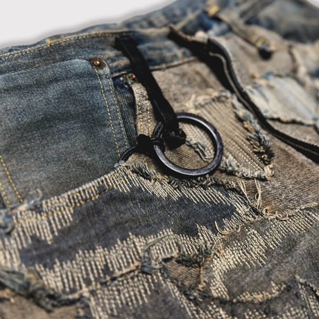 100 YEARS WORK STRAIGHT JEANS INSIDE-OUT (501a)