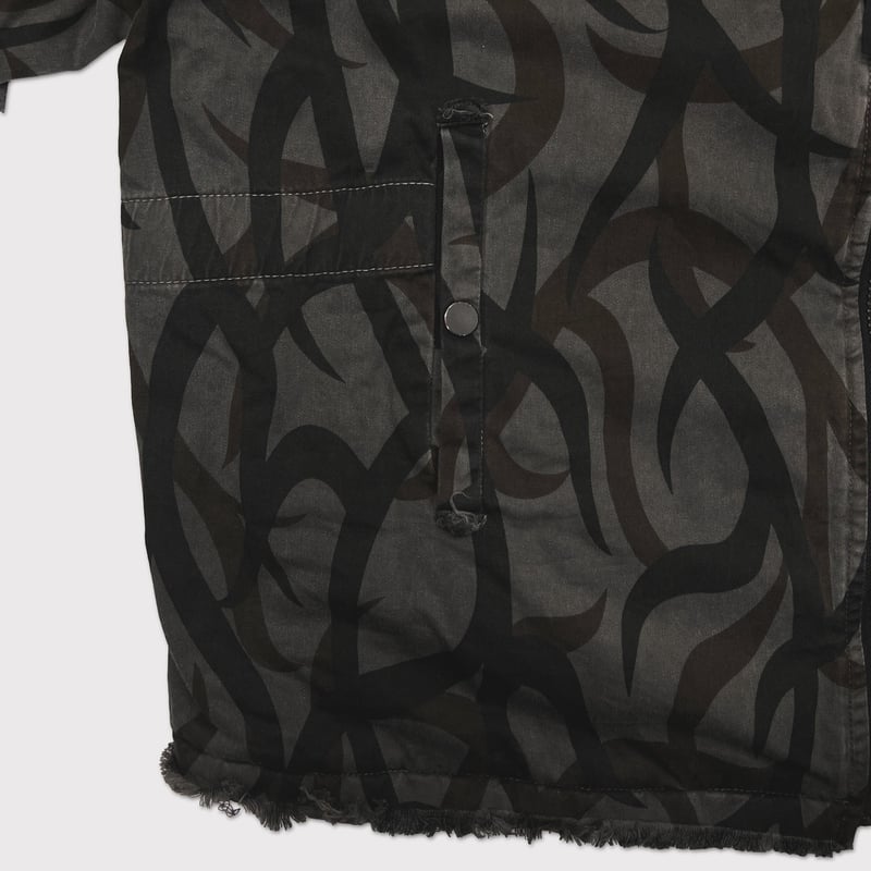 Slash Seam Tribal Camouflage Flight Jacket 20Ye