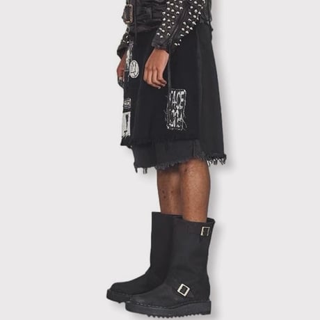 Twist Work Short With Skirt(AGED TWILL) AGED BLACK