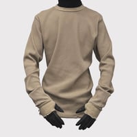 Combat Long Thermal With Damaged(CLASSIC WAFFLE KNIT) SAND