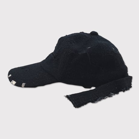 Reinforced Baseball Cap(100YEARS DENIM) BLACK