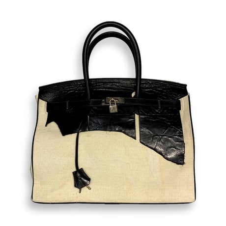 TIMELESS MOINS BAG COMBINATION(VINTAGE GERMAN CANVAS)BLACK 403