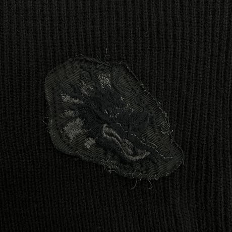 Love Knit Jumper(SWEDISH ARMY VINTAGE)BLACK