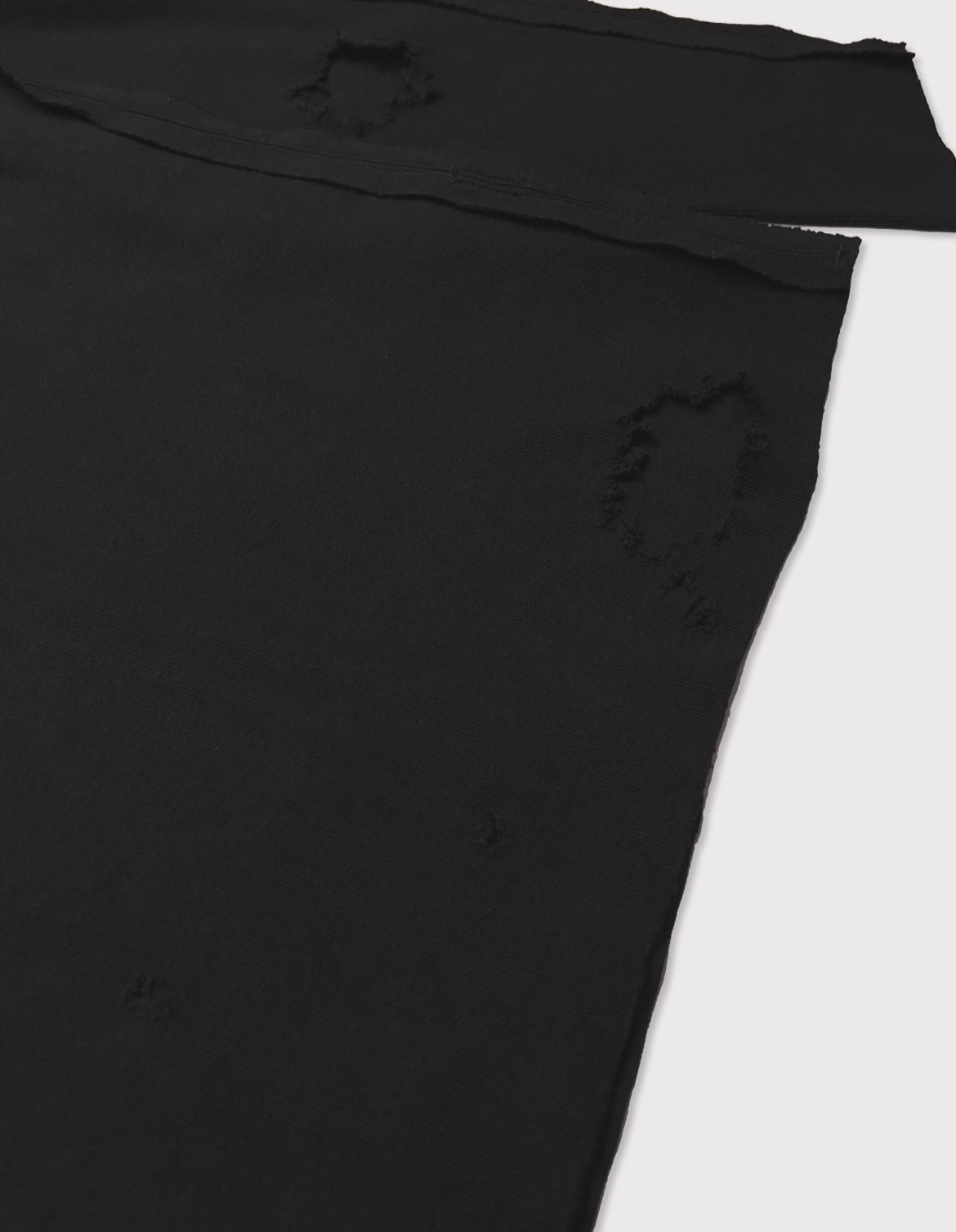 High-Neck Cotton Logo Knit With Damaged(HIGH GA