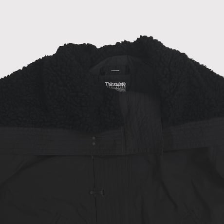 Flight Bomber With Hook DEADSTOCK(VEGETABLE DYED NYLON) BLACK