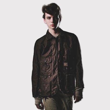 Chore Jacket With Damaged(PIGMENT DYED MOLESKIN) MOCHA