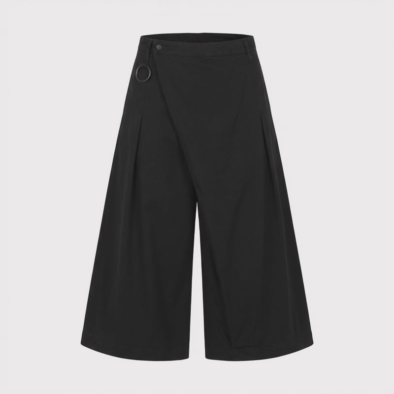 Wrapped Work Short(AGED TWILL) BLACK | MINUS OF