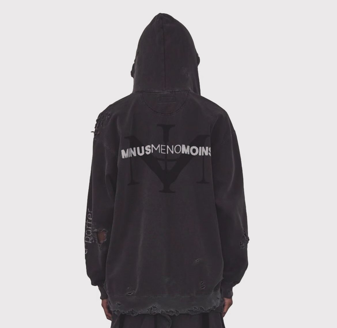トップス MINUS BOOTLEG SLEEVELESS HOODIE Double Fashion Men's Hipster Hip Hop Sleeveless Sweatshirt