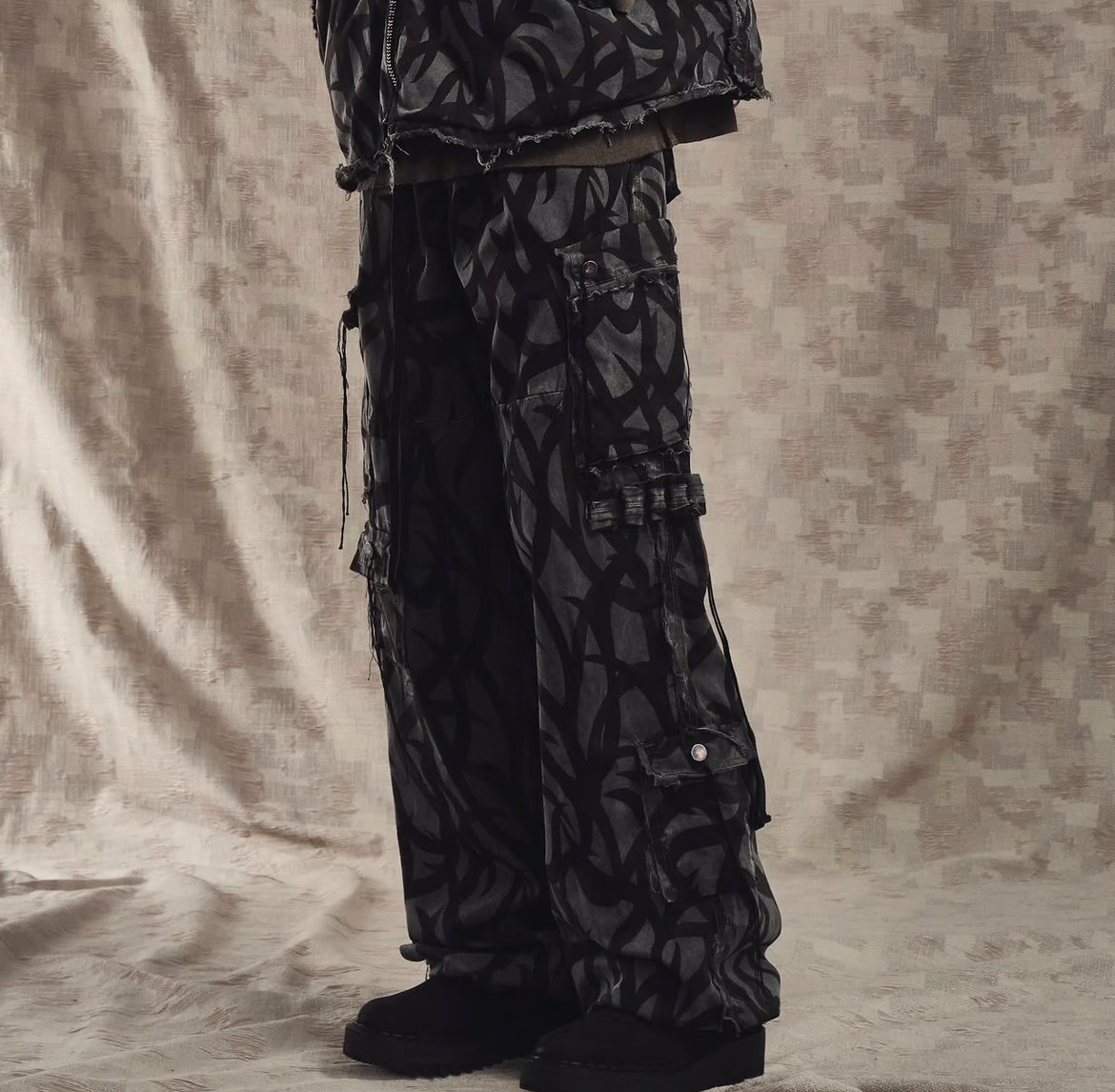 Tribal Camouflage Slash Seam HBT Cargo 20Years