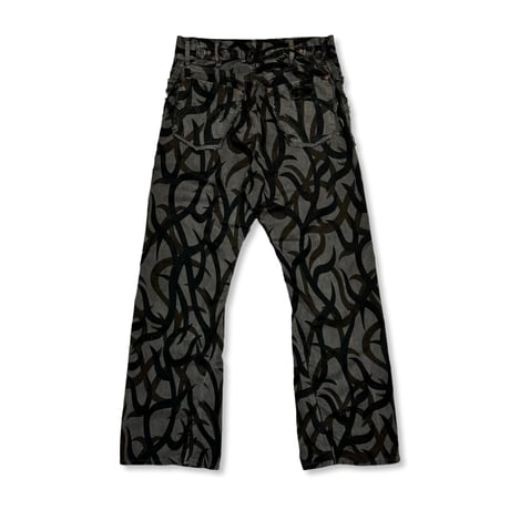 Tribal Camouflage Slash Seam Twist Lot.20746 20Yeas BK(AGED TWILL)