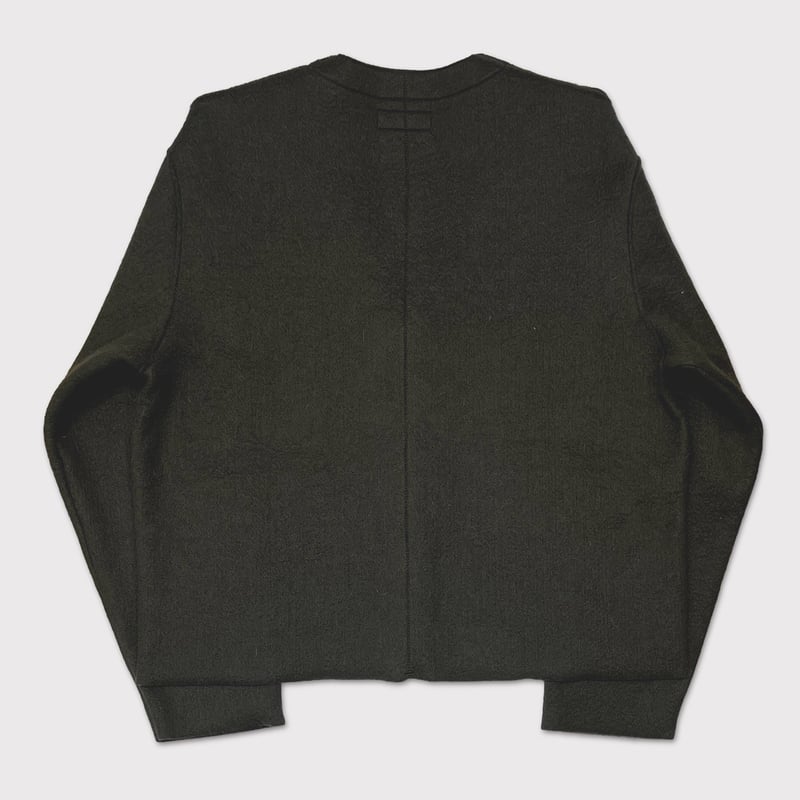 N*A様 minus CUT OFF 1B MOHAIR CARDIGAN SH Cut Off 1B Cardigan(NEEDLE SHAGGY MOHAIR) OLIVE