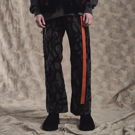 Tribal Camouflage Slash Seam Twist Lot.20746 20Yeas BK(AGED TWILL)