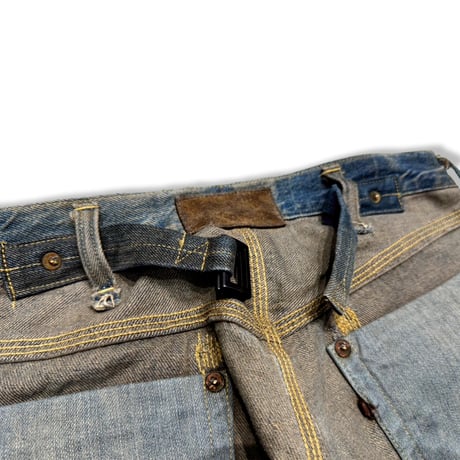 100 YEARS WORK FLARE JEANS INSIDE-OUT (517b)