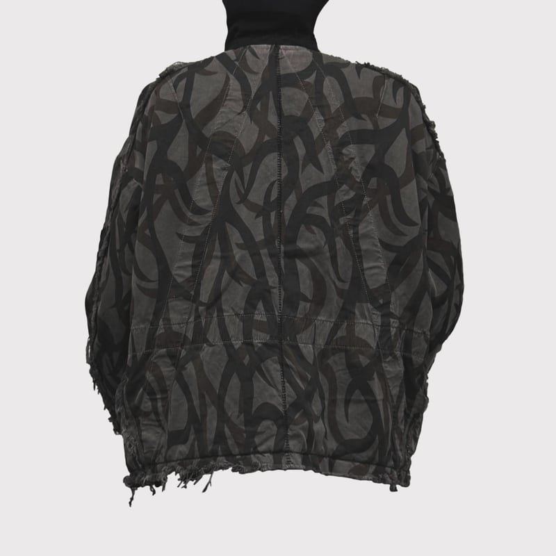 Slash Seam Tribal Camouflage Flight Jacket 20Ye