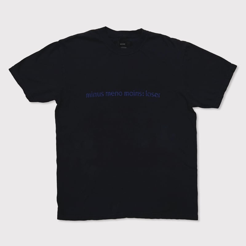 Bootleg Tee(LOSER)5YEARS BLACK | MINUS OFFICIAL