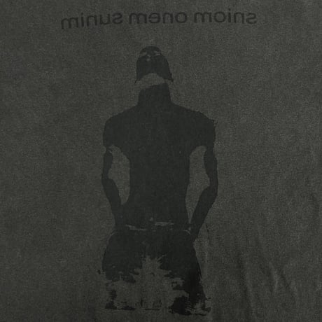 Bootleg Tee(A MAN'S SHADOW)10YEARS BLACK