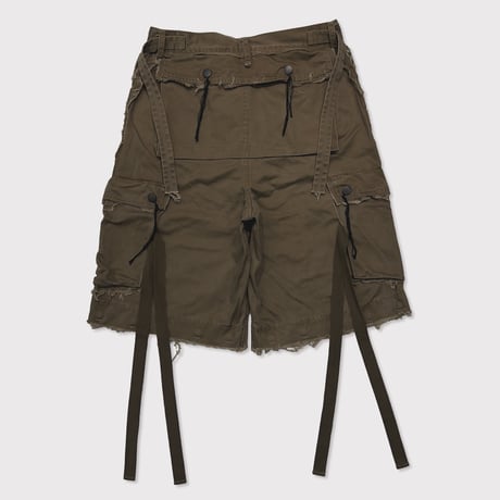 Slash Seam Twist Cargo Pants(AGED TWILL) SAND