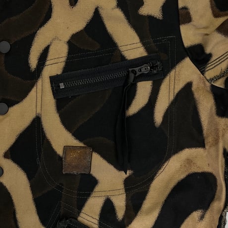 Slash Seam Detroit Jacket NOIR(SHADOW ASAT) DUST BLACK